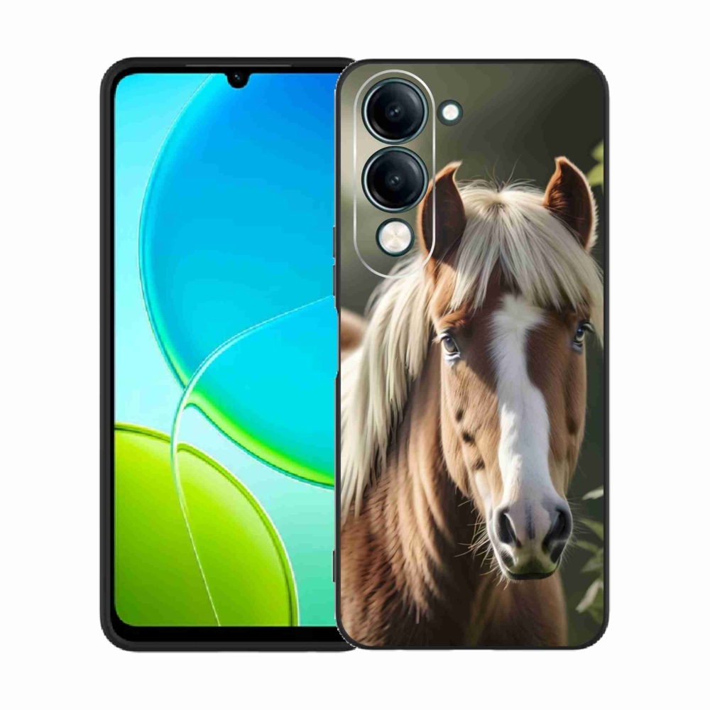 Gél borítás mmCase a Vivo Y29S 5G készülékhez - ló könnyű sörénnyel