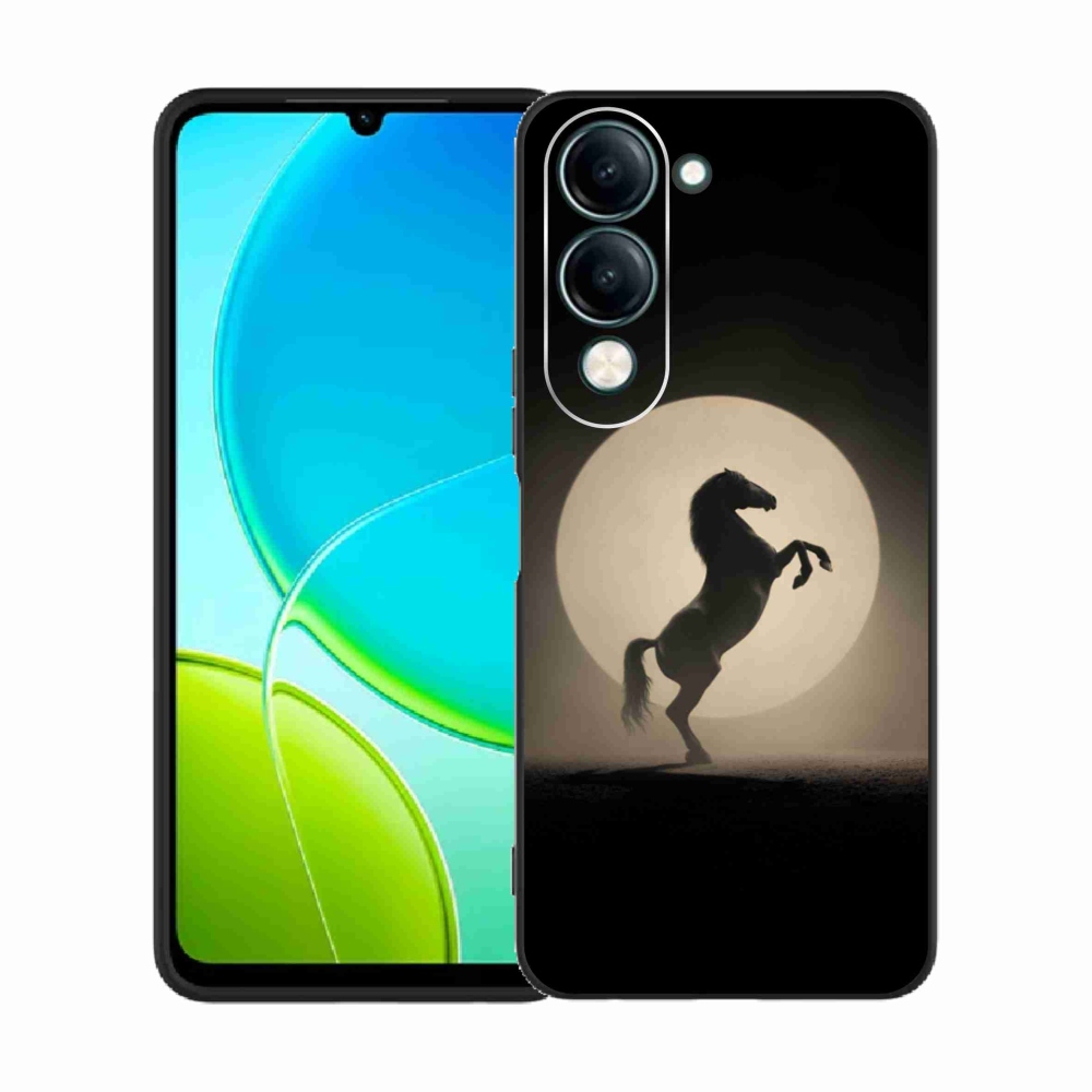 Gél borítás mmCase a Vivo Y29S 5G-hez - ló sziluettben