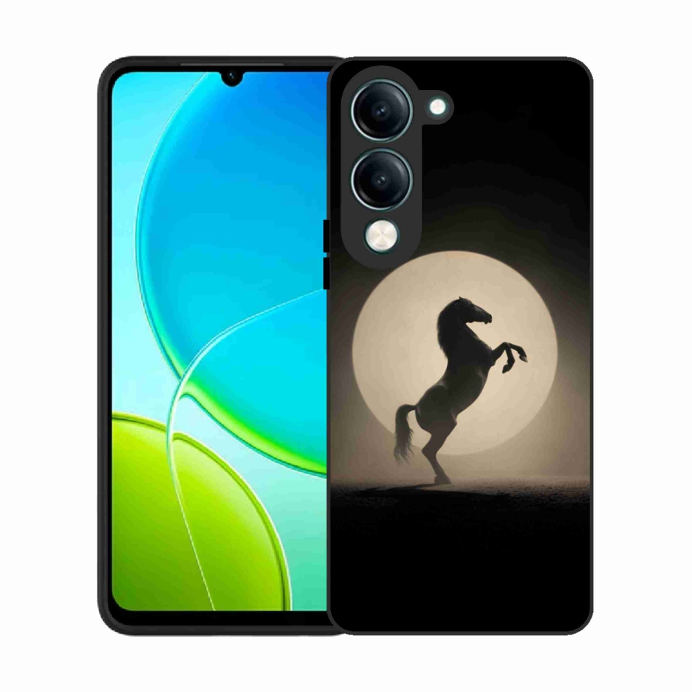 Gél borítás mmCase a Vivo Y29S 5G-hez - ló sziluettben