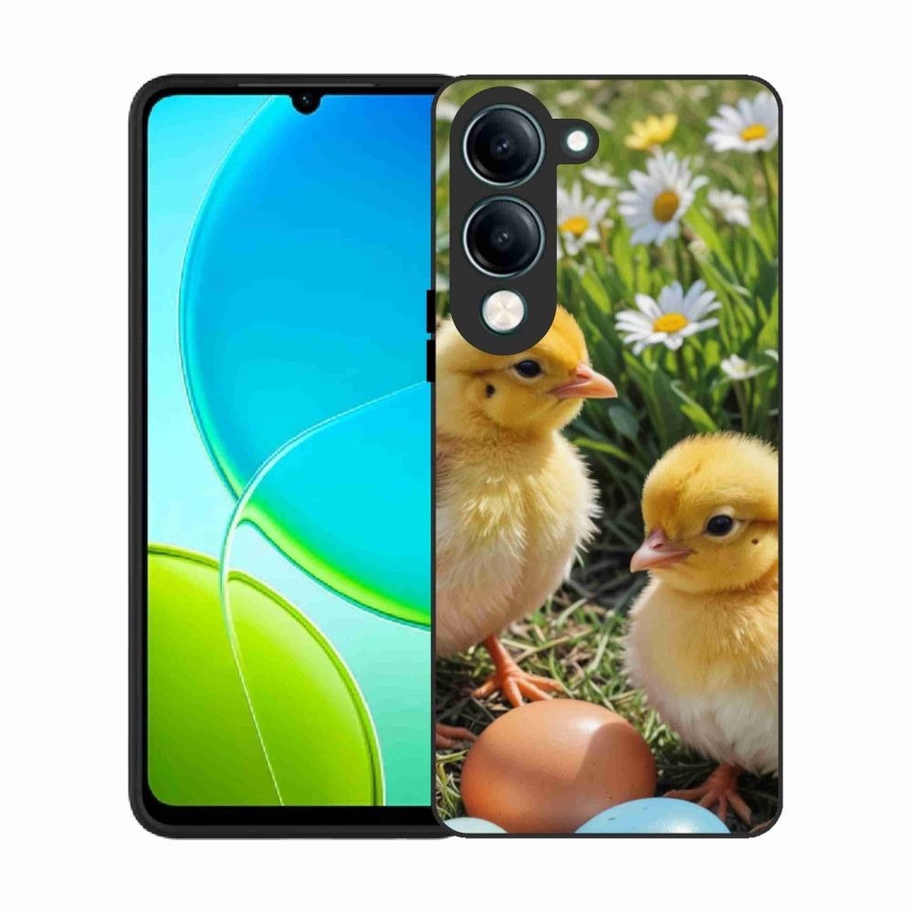 Zselés borítás mmCase a Vivo Y29S 5G készülékhez - csibék