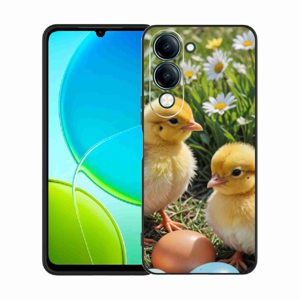 Zselés borítás mmCase a Vivo Y29S 5G készülékhez - csibék