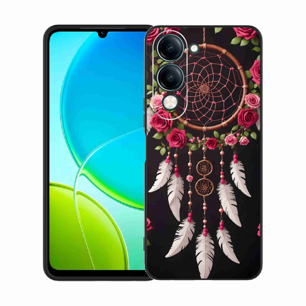 Gél borító mmCase a Vivo Y29S 5G-hez - álomfogó rózsákkal