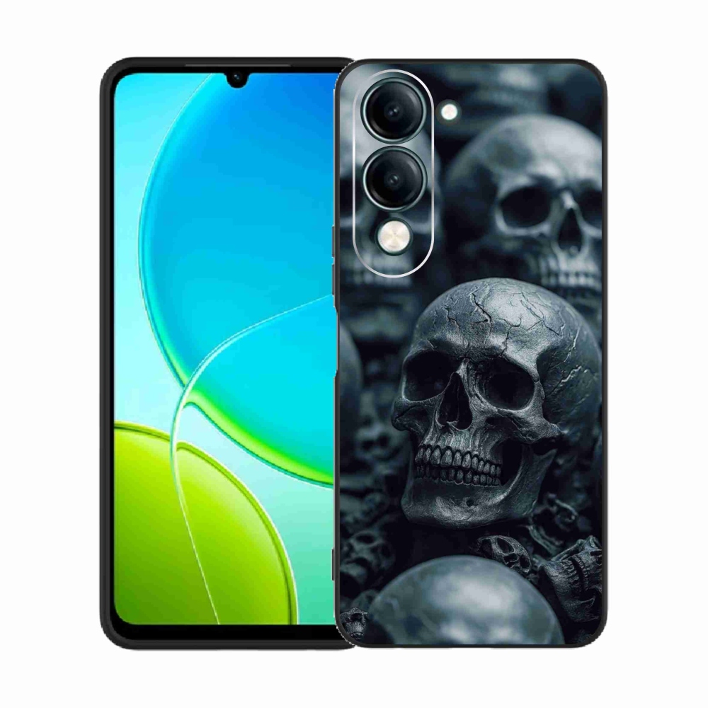 Zselés borítás mmCase a Vivo Y29S 5G készülékhez - koponya 2