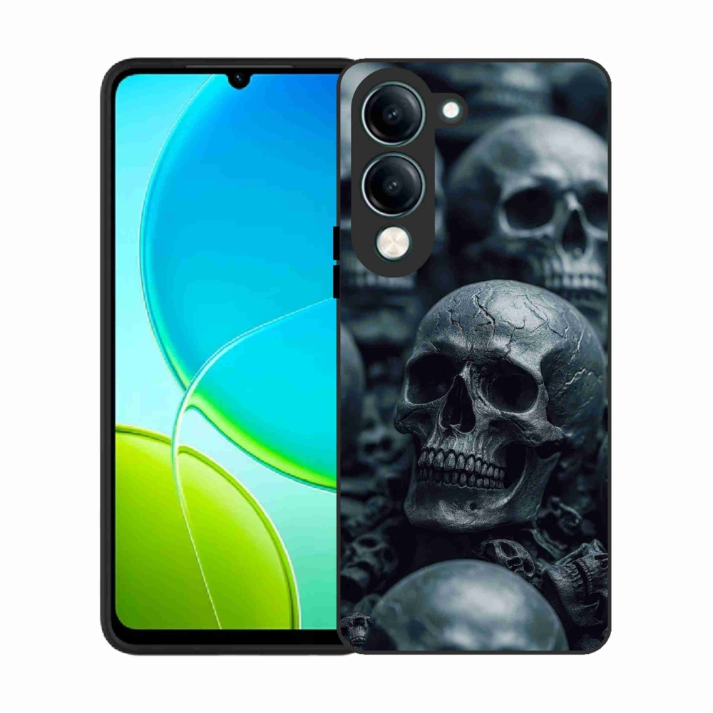 Zselés borítás mmCase a Vivo Y29S 5G készülékhez - koponya 2
