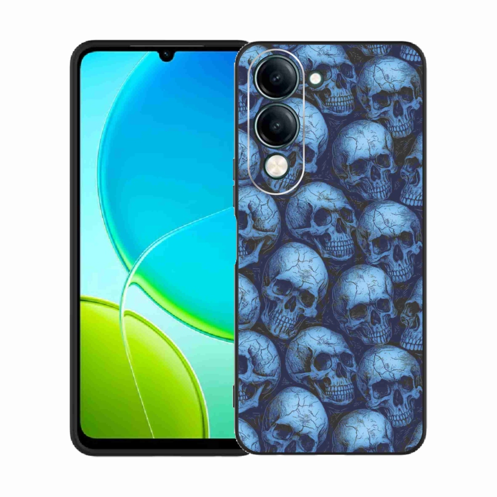 Gél borítás mmCase a Vivo Y29S 5G-n - koponyák