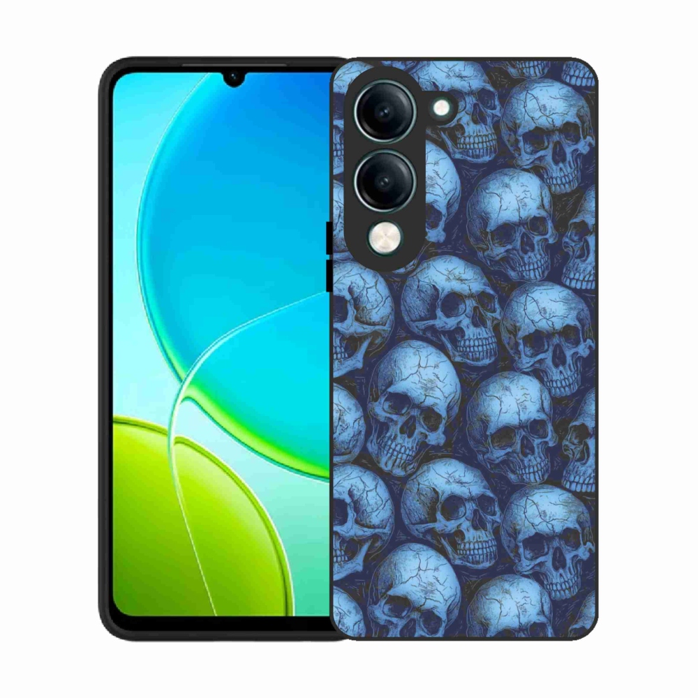 Gél borítás mmCase a Vivo Y29S 5G-n - koponyák