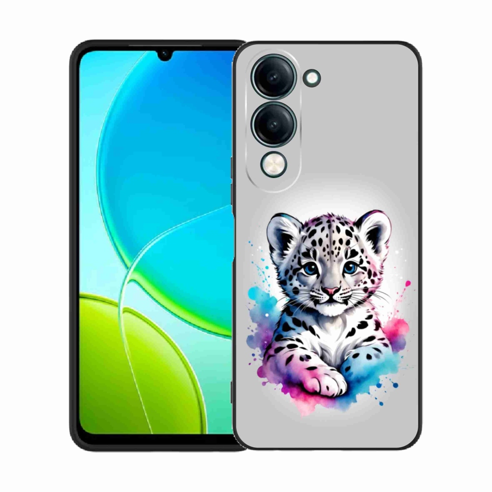 Gél borítás mmCase a Vivo Y29S 5G készülékhez - leopárd kölyök