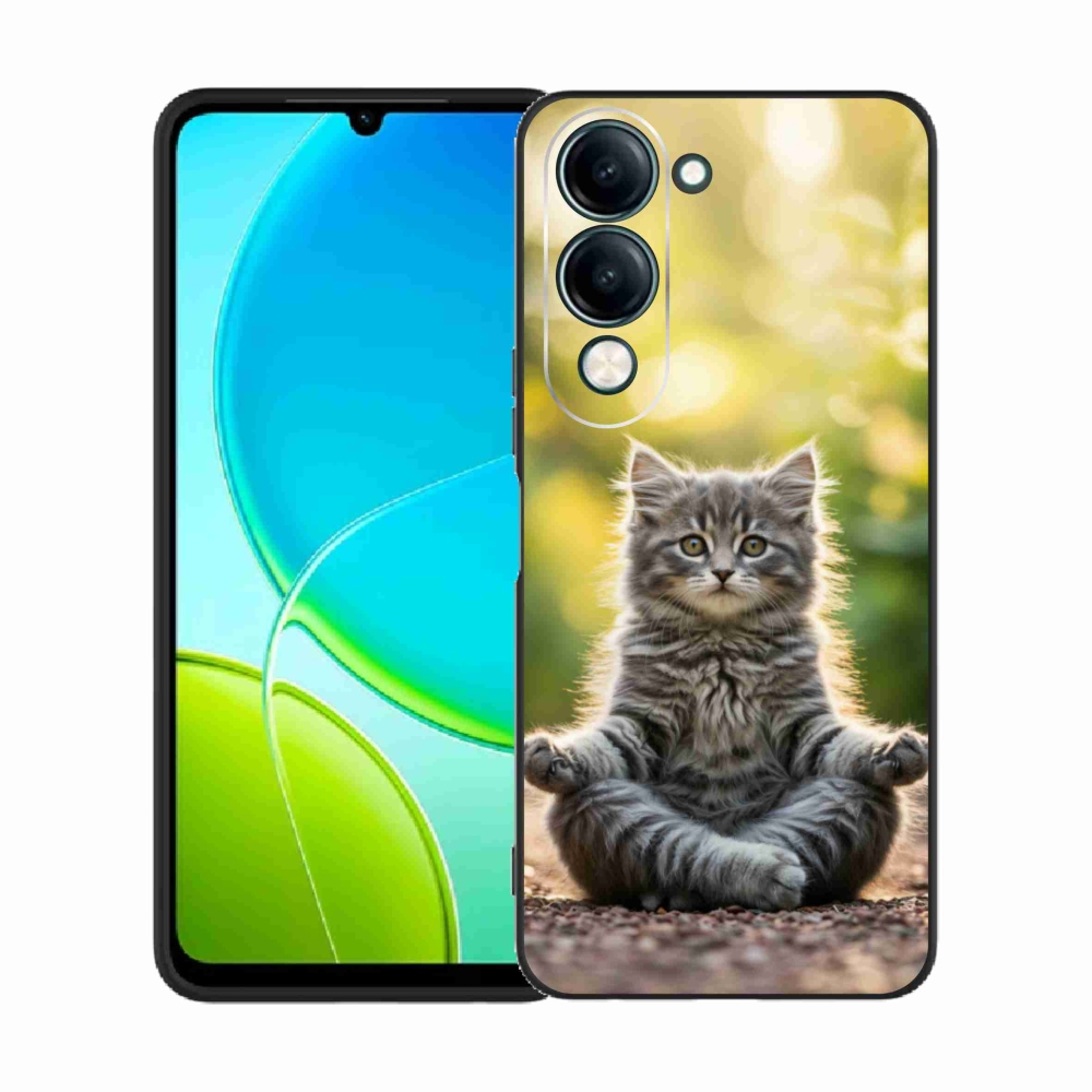 Gél borítás mmCase a Vivo Y29S 5G készülékhez - meditáló cica