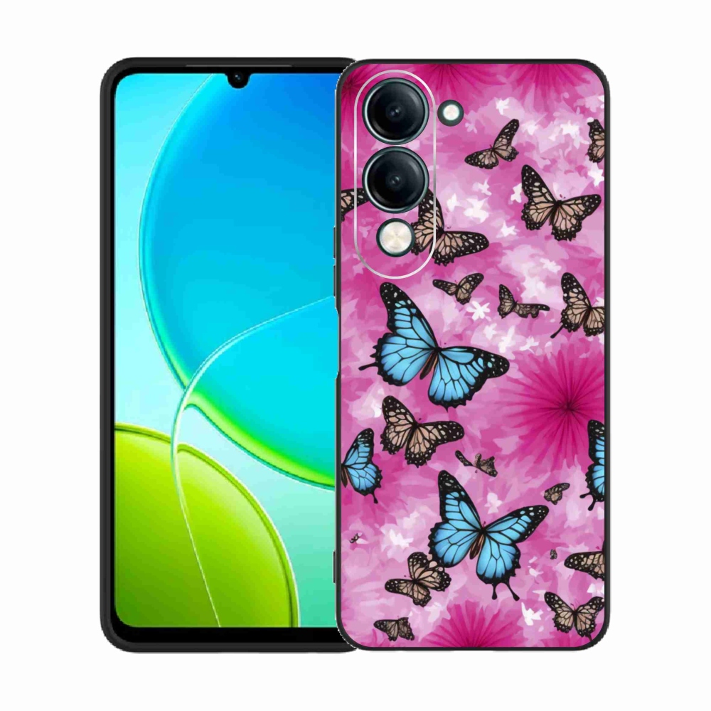 Gél borítás mmCase a Vivo Y29S 5G készülékhez - pillangókert
