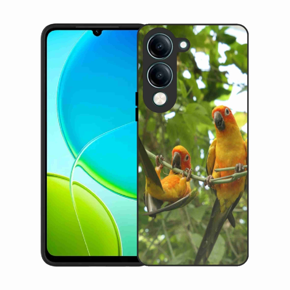 Gél borítás mmCase a Vivo Y29S 5G készülékhez - papagájok aratingy