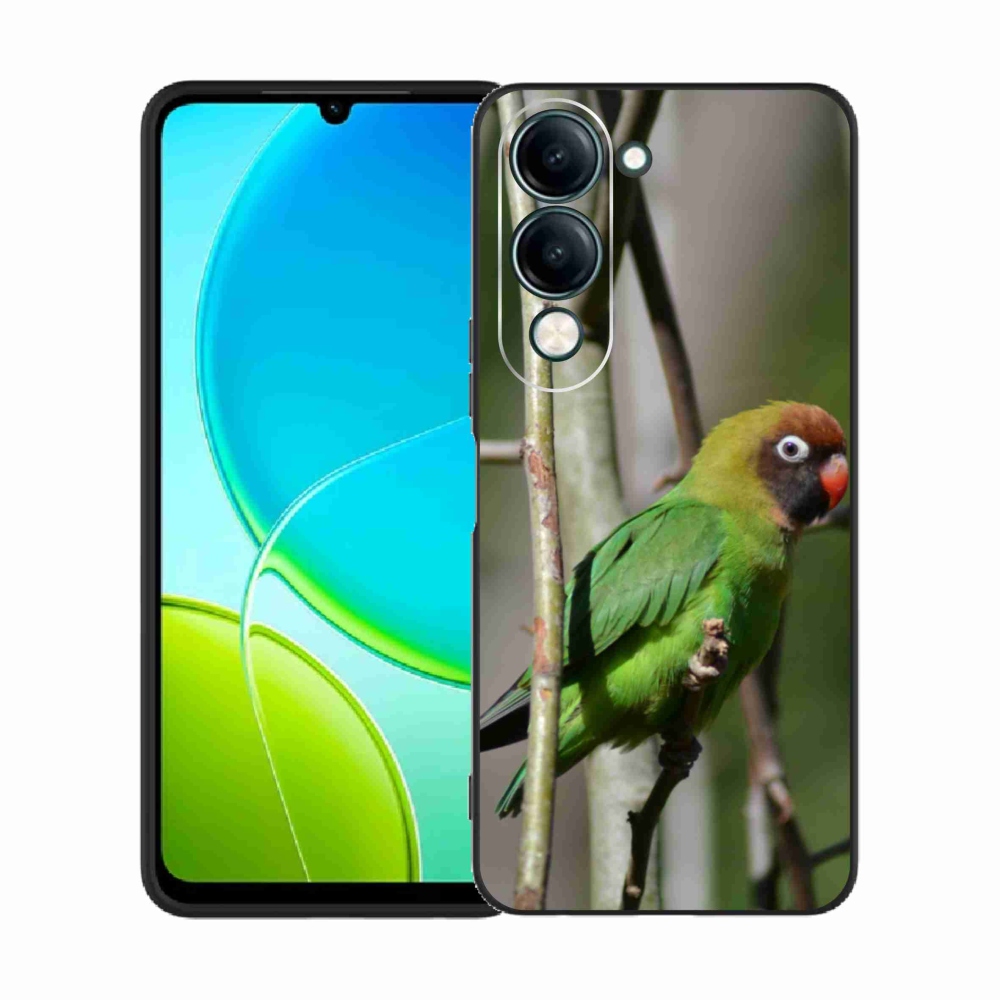 Zselés borítás mmCase a Vivo Y29S 5G készülékhez - papagáj agapornis
