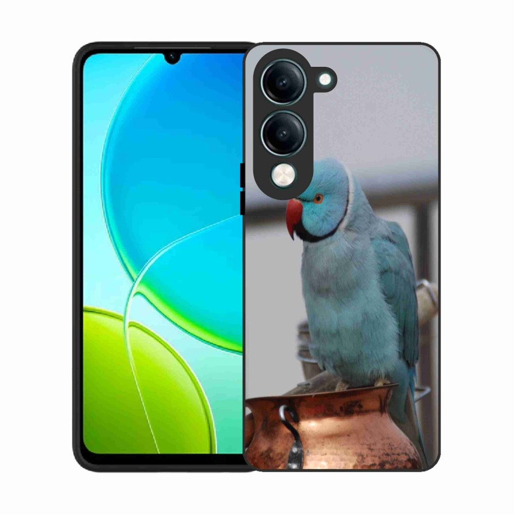 Zselés borítás mmCase a Vivo Y29S 5G készülékhez - papagáj alexander kék