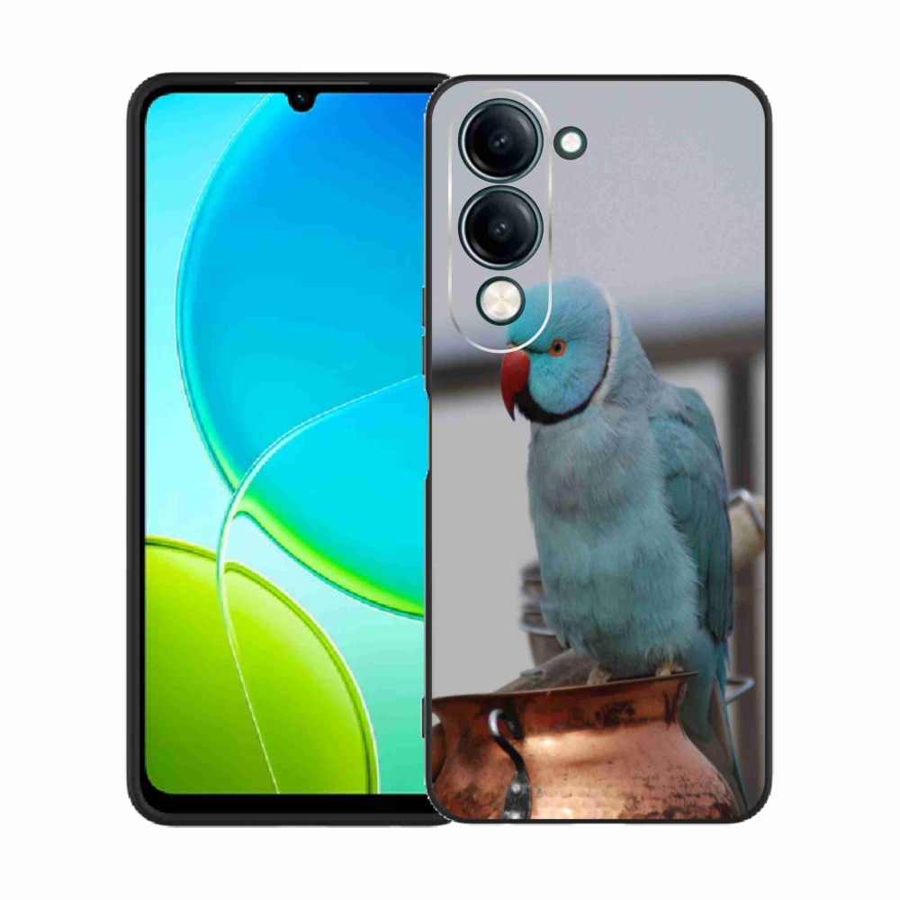 Zselés borítás mmCase a Vivo Y29S 5G készülékhez - papagáj alexander kék
