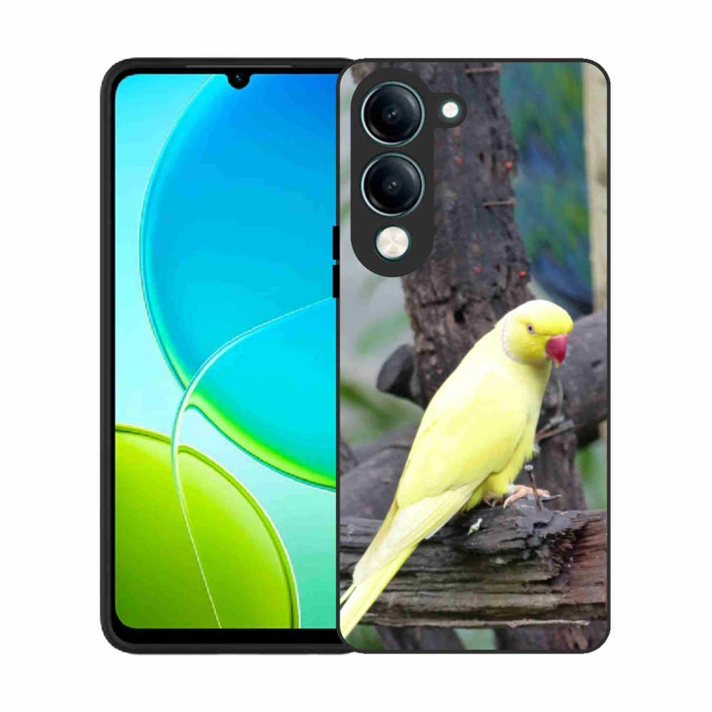 Zselés borítás mmCase a Vivo Y29S 5G készülékhez - papagáj alexander sárga