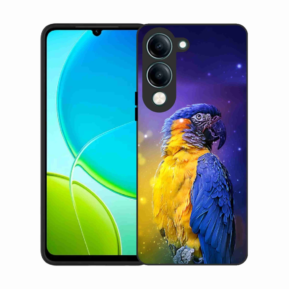 Zselés borítás mmCase a Vivo Y29s 5G-hez - papagáj ara 1
