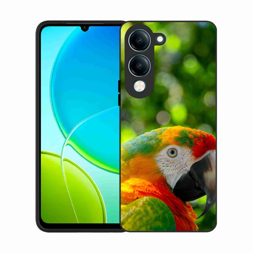 Gél borítás mmCase a Vivo Y29S 5G készülékhez - papagáj ara 3