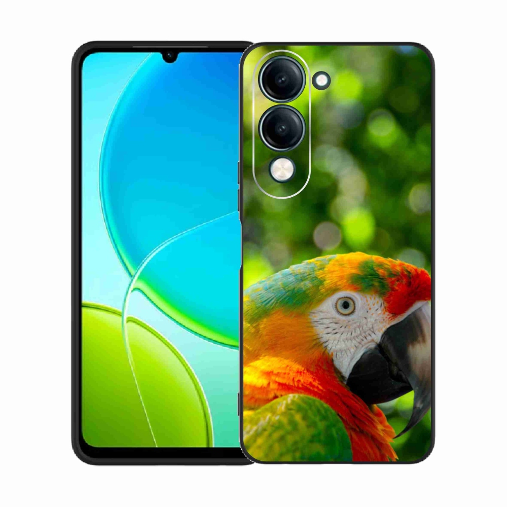 Gél borítás mmCase a Vivo Y29S 5G készülékhez - papagáj ara 3