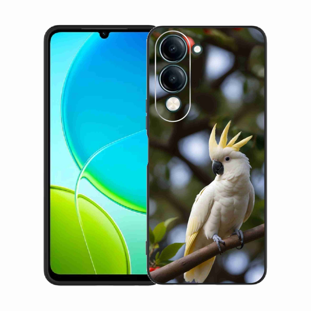 Gél borítás mmCase a Vivo Y29S 5G készülékhez - papagáj kakadu 3
