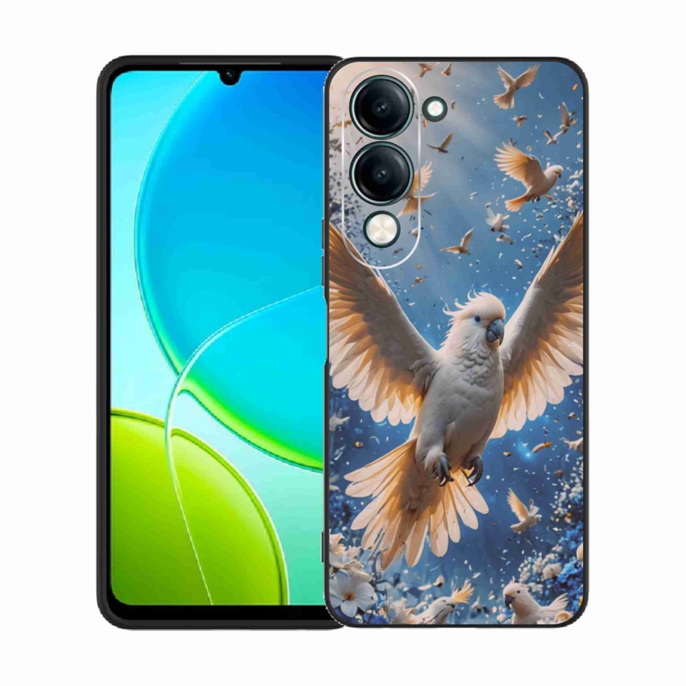 Gél borítás mmCase a Vivo Y29S 5G készülékhez - papagáj kakadu