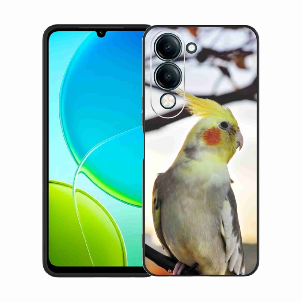 Gél borítás mmCase a Vivo Y29S 5G készülékhez - papagáj korela