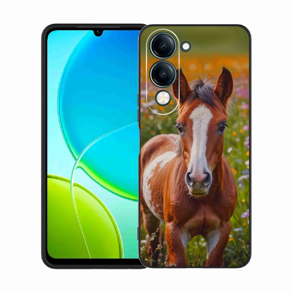 Gél borítás mmCase a Vivo Y29S 5G készülékhez - aranyos csikó