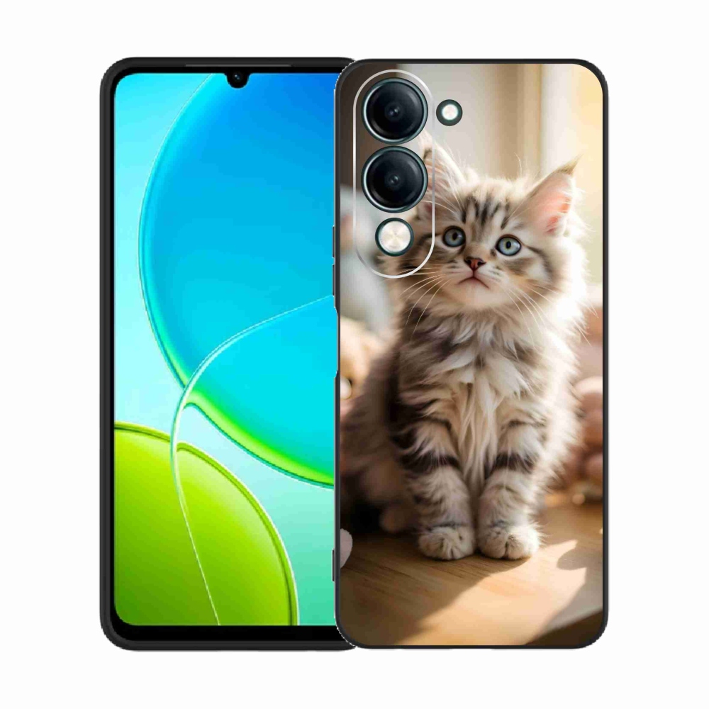 Gél borító mmCase a Vivo Y29S 5G-hez - aranyos cica 10