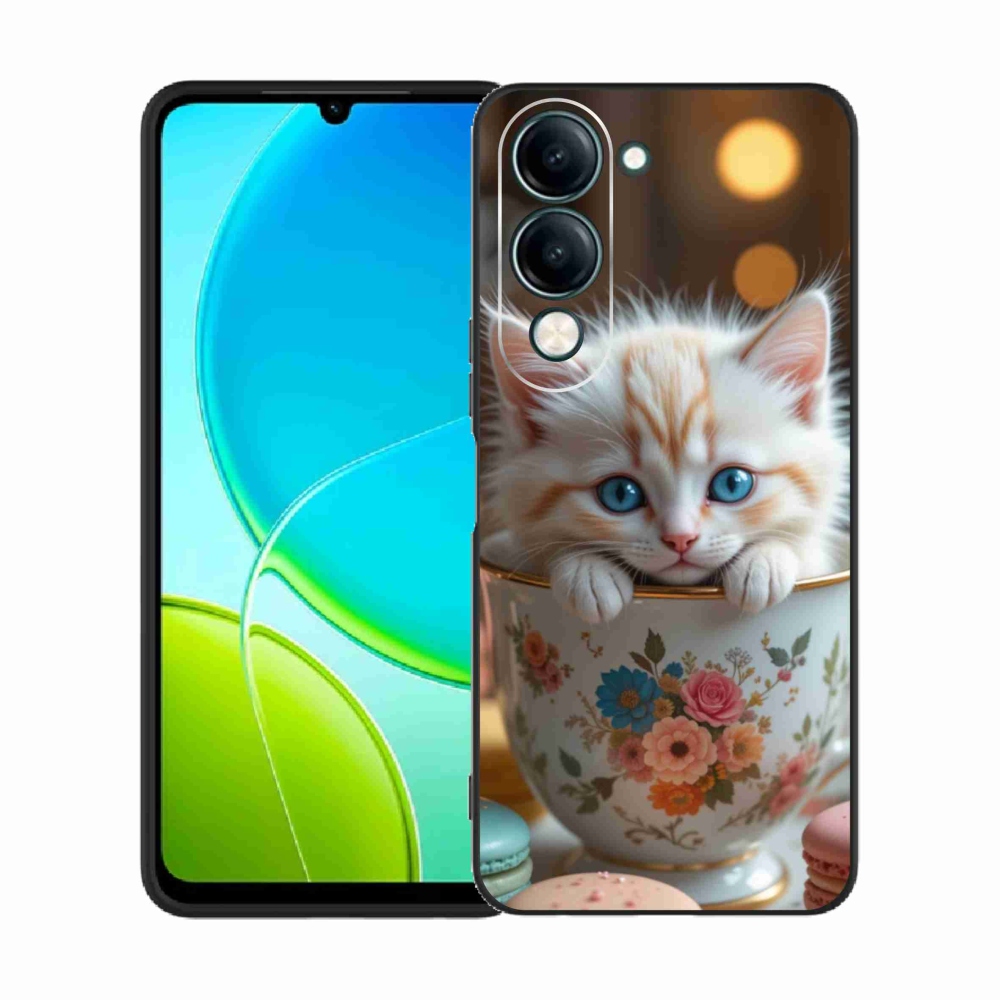 Gélburkolat mmCase a Vivo Y29S 5G-hez - aranyos cica 6