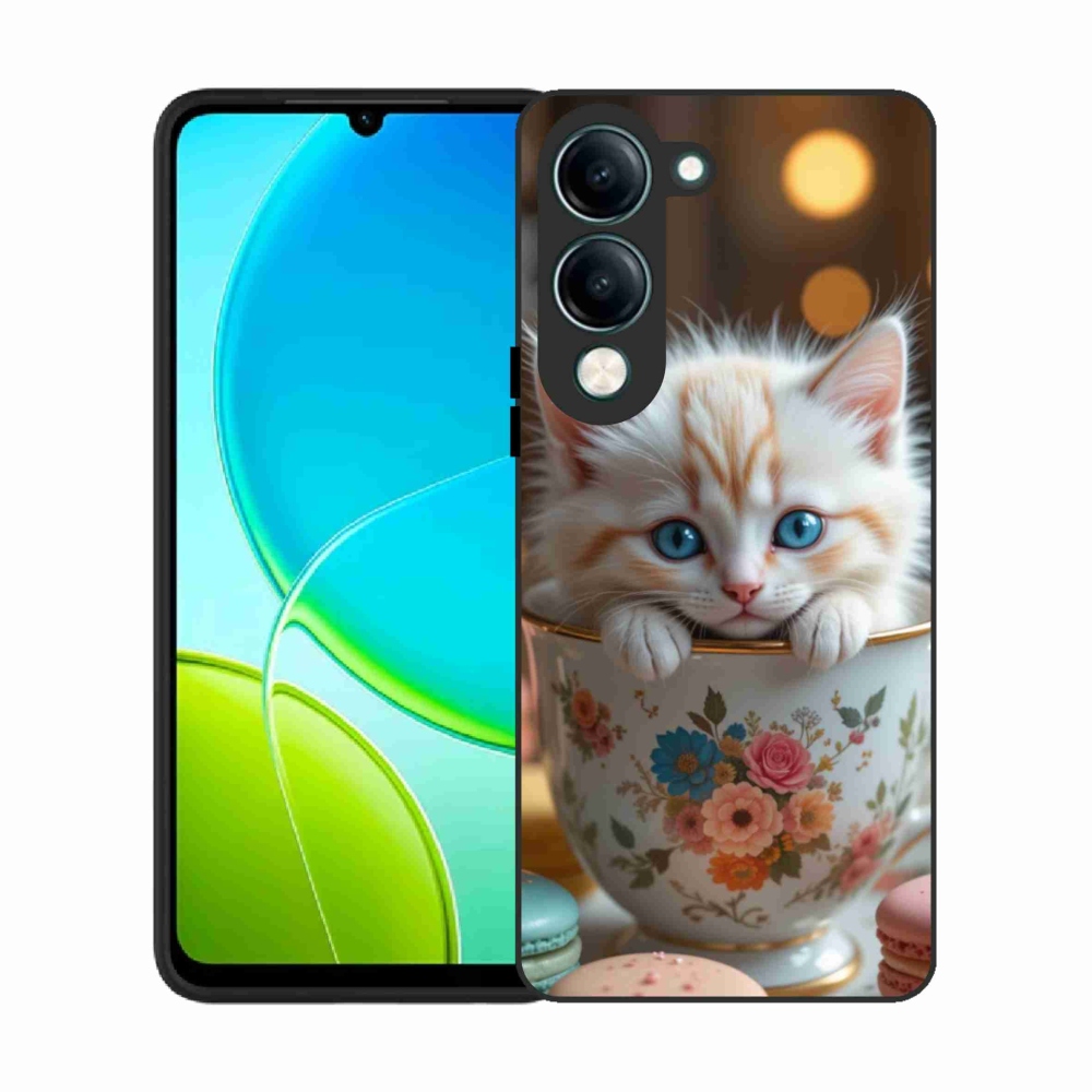 Gélburkolat mmCase a Vivo Y29S 5G-hez - aranyos cica 6