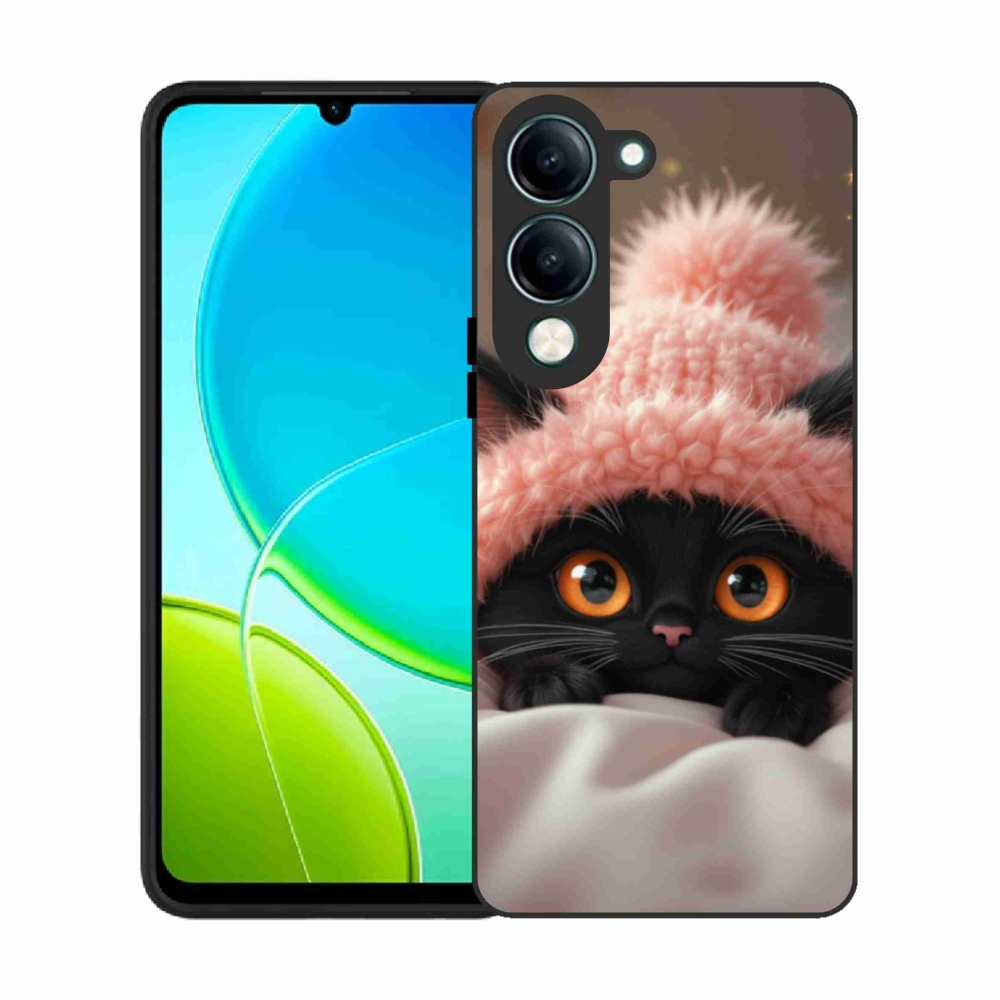 Gél borító mmCase a Vivo Y29S 5G-hez - aranyos cica 7