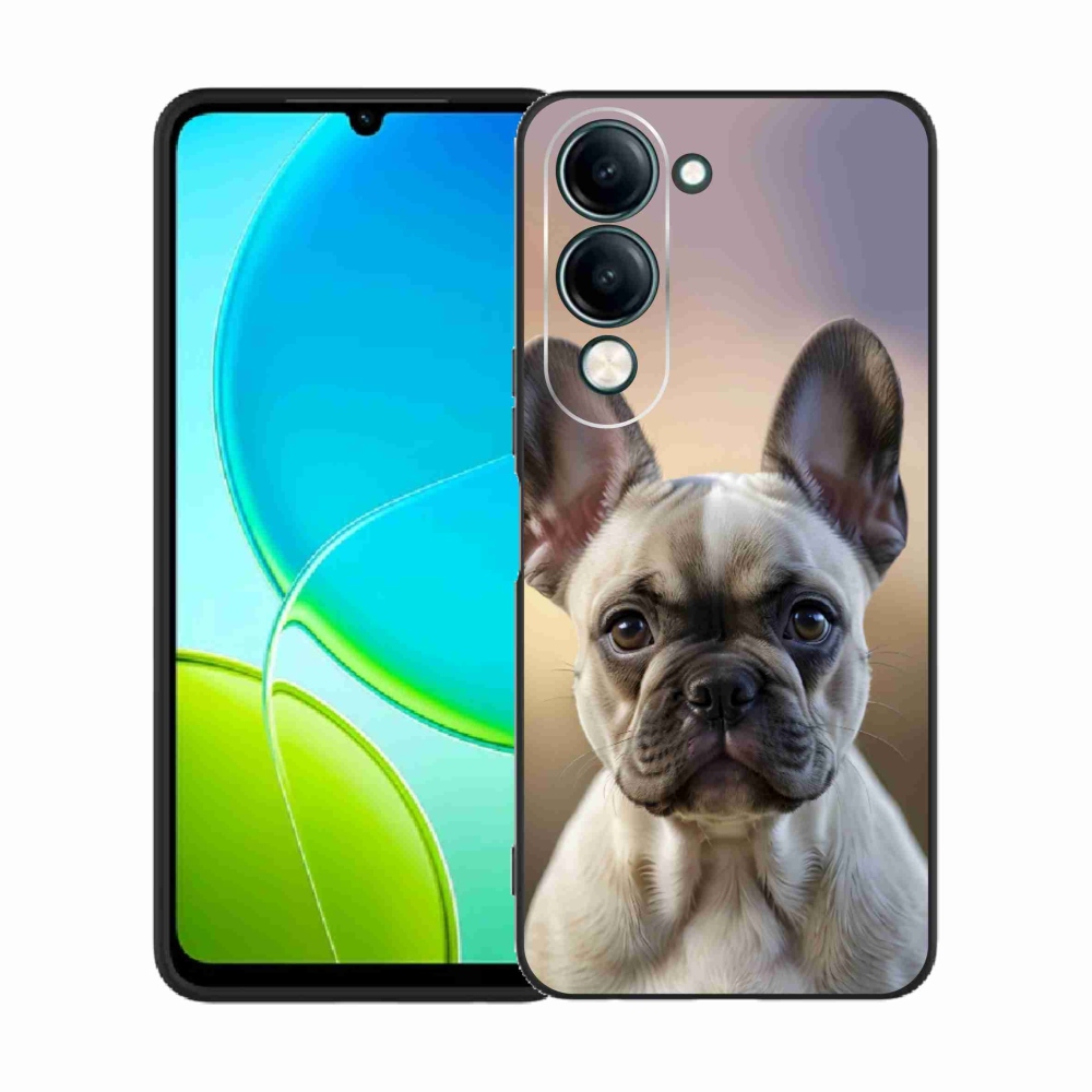 Gélburkolat mmCase a Vivo Y29S 5G készülékhez - aranyos francia bulldog