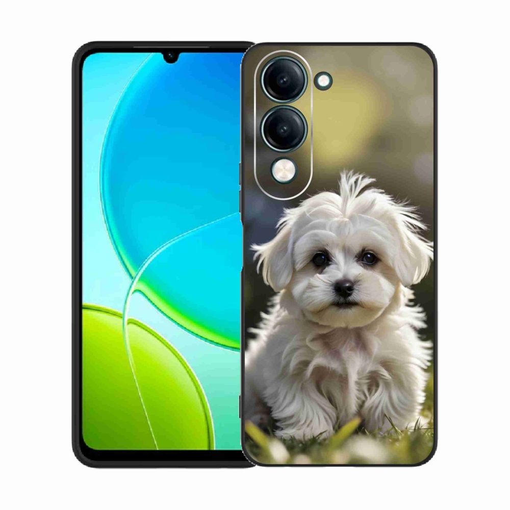 Gél borítás mmCase a Vivo Y29S 5G-hez - aranyos máltai kutya