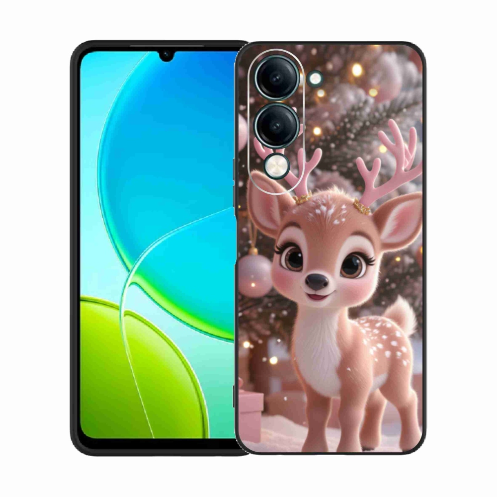 Gél borítás mmCase a Vivo Y29S 5G készülékhez - aranyos rénszarvas