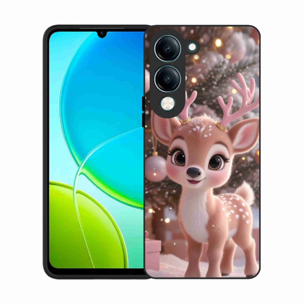 Gél borítás mmCase a Vivo Y29S 5G készülékhez - aranyos rénszarvas