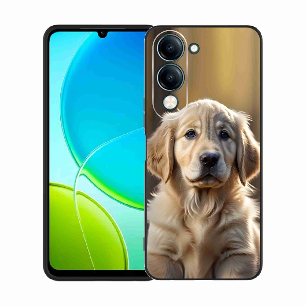 Gélburkolat mmCase a Vivo Y29S 5G készülékhez - aranyos arany retriever