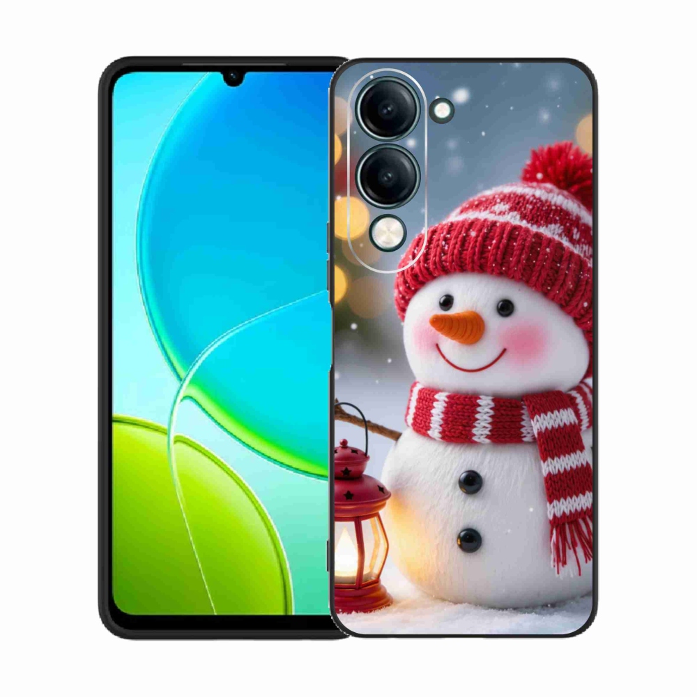 Gél borítás mmCase a Vivo Y29S 5G-hez - hóember 2