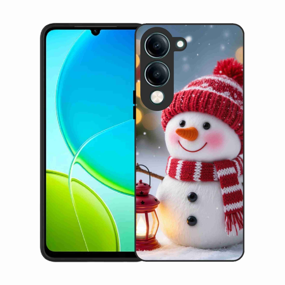 Gél borítás mmCase a Vivo Y29S 5G-hez - hóember 2