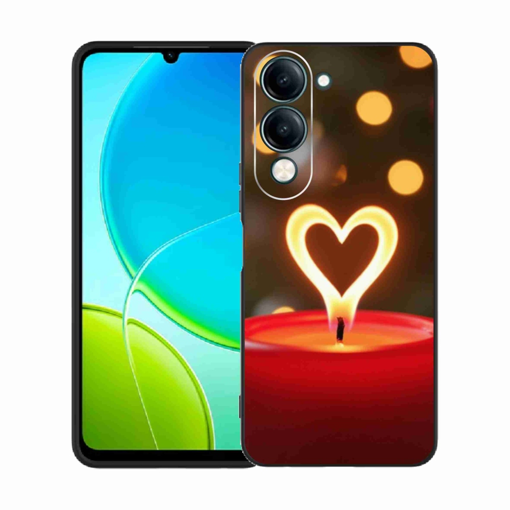 Gél borító mmCase a Vivo Y29S 5G-hez - lángszív