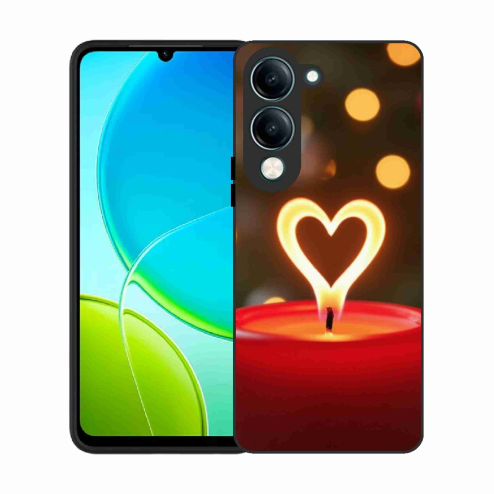 Gél borító mmCase a Vivo Y29S 5G-hez - lángszív