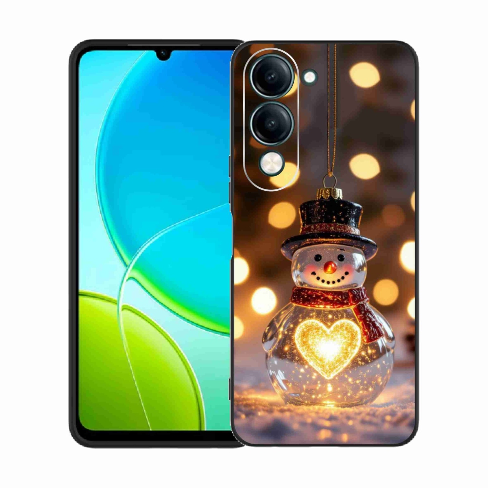 Gél borítás mmCase a Vivo Y29S 5G-hez - karácsonyi hóember