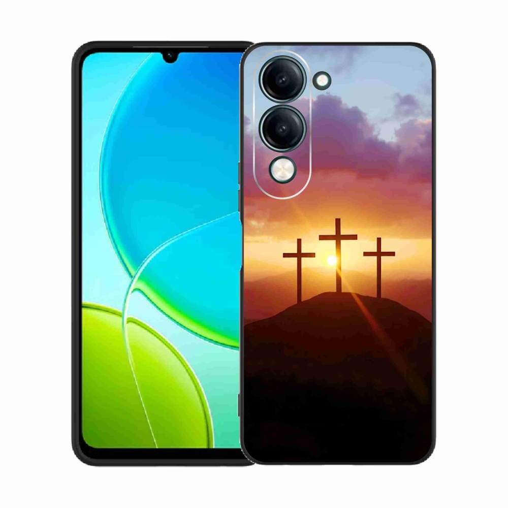 Zselés borítás mmCase a Vivo Y29S 5G készülékhez - három kereszt