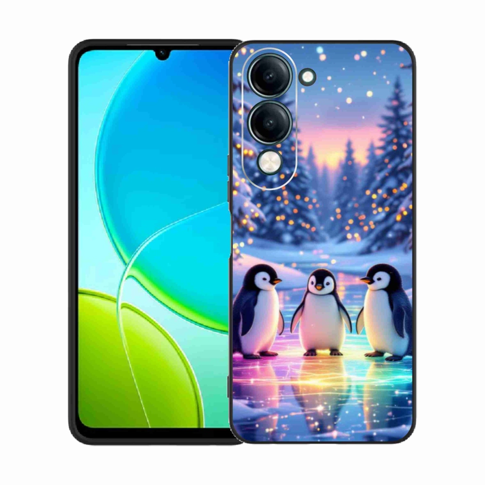 Gél borítás mmCase a Vivo Y29S 5G készülékhez - Pingvinek