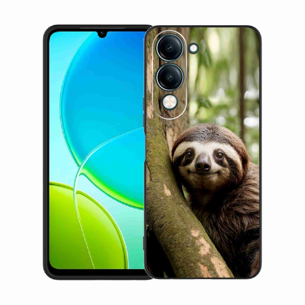 Gél borító mmCase a Vivo Y29S 5G-hez - mosolygó lajhár