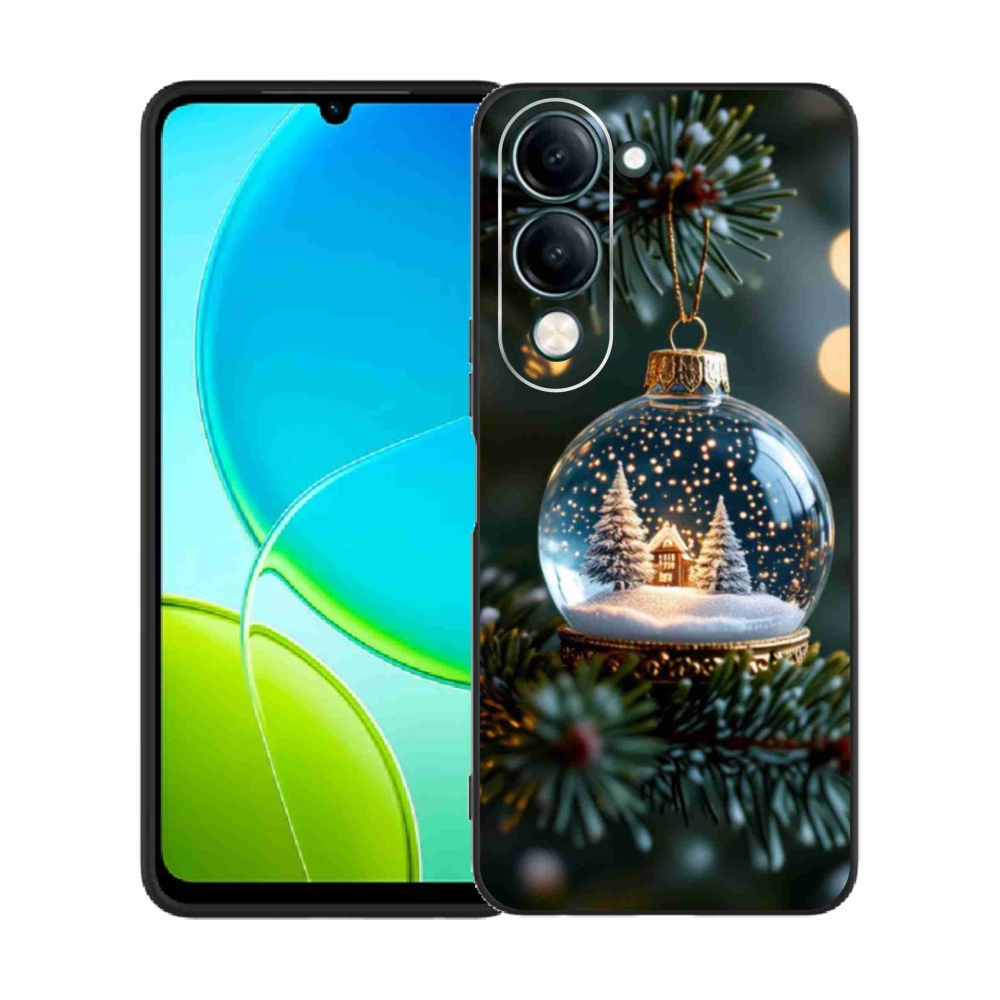 Gél borító mmCase a Vivo Y29S 5G-hez - Karácsonyi gömbök 2