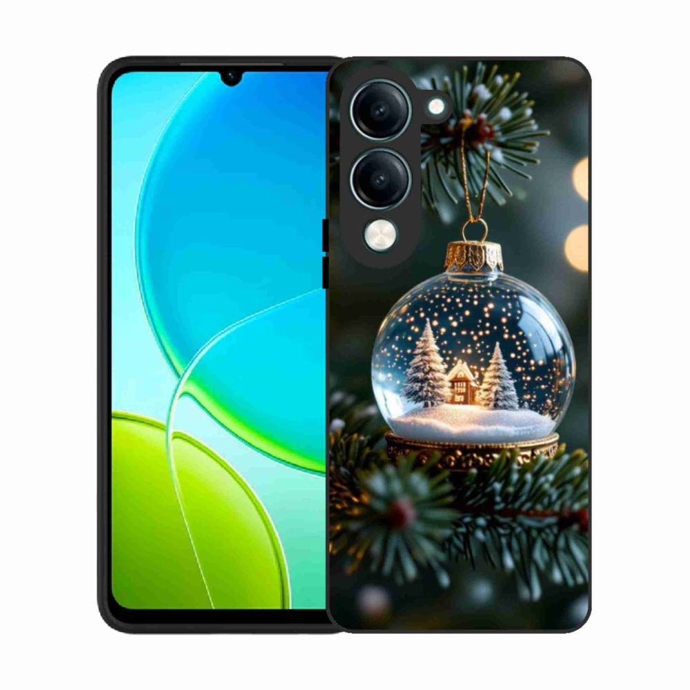 Gél borító mmCase a Vivo Y29S 5G-hez - Karácsonyi gömbök 2