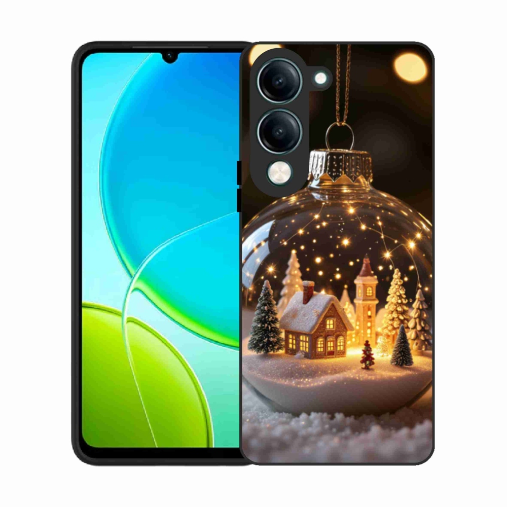 Gél borító mmCase a Vivo Y29S 5G-hez - Karácsonyi gömbök 3