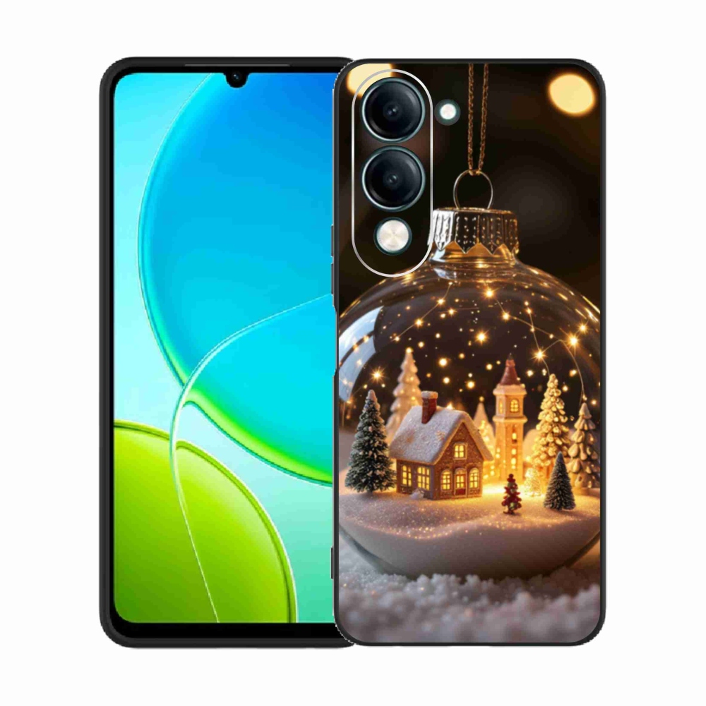 Gél borító mmCase a Vivo Y29S 5G-hez - Karácsonyi gömbök 3