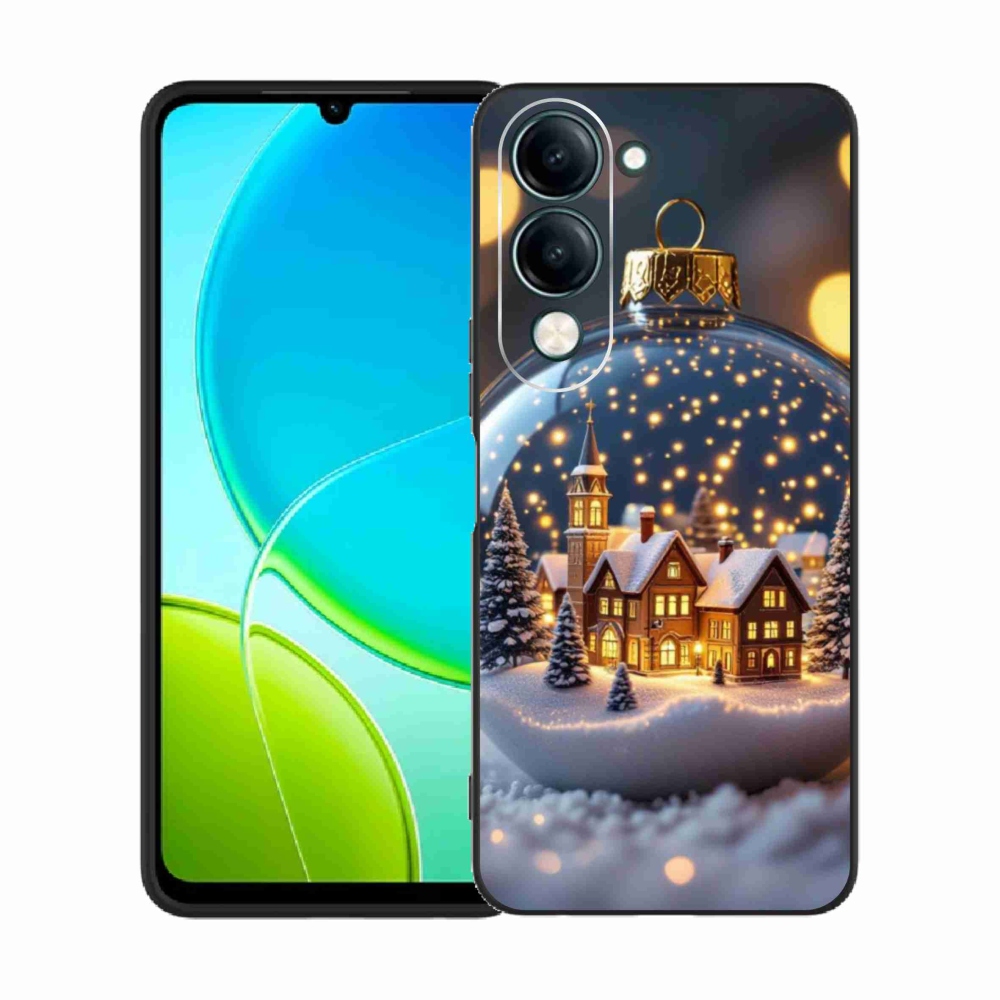 Gél borító mmCase a Vivo Y29S 5G-hez - Karácsonyi gömbök 4