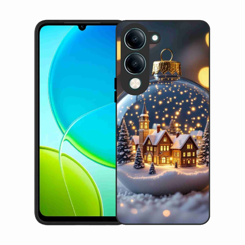 Gél borító mmCase a Vivo Y29S 5G-hez - Karácsonyi gömbök 4
