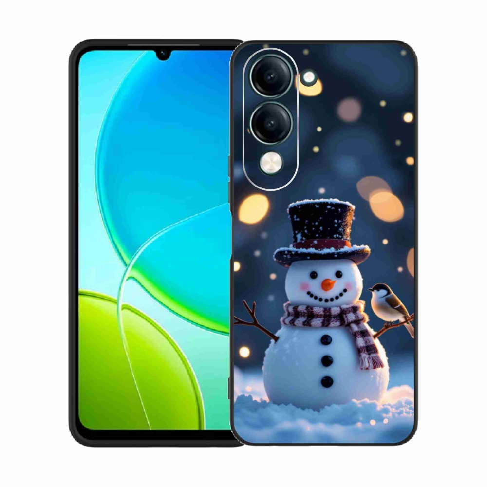Gél borítás mmCase a Vivo Y29S 5G-hez - karácsonyi hóember