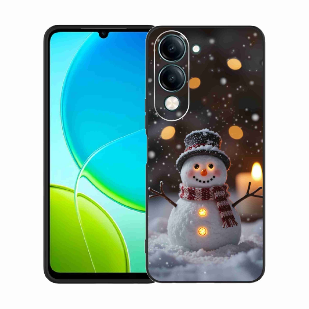 Gél borító mmCase a Vivo Y29S 5G-hez - boldog hóember